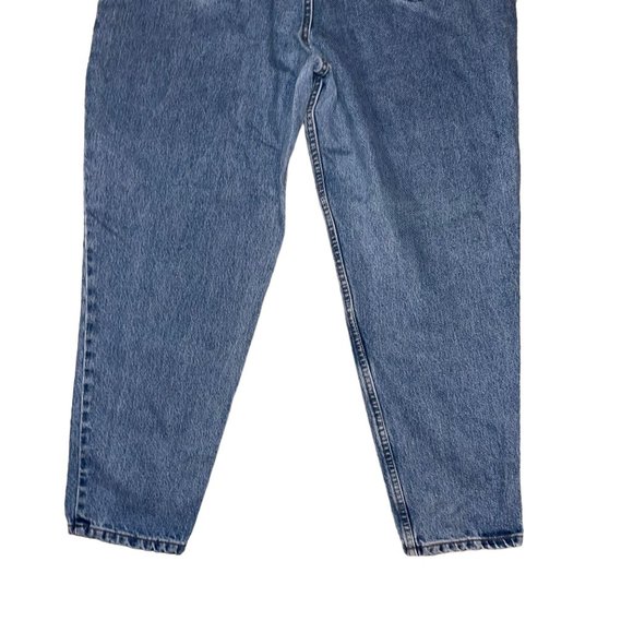 Vintage Levis 550 Jeans Womens 20W 28 Relaxed Fit Tapered Leg Medium Wash - Picture 8 of 9